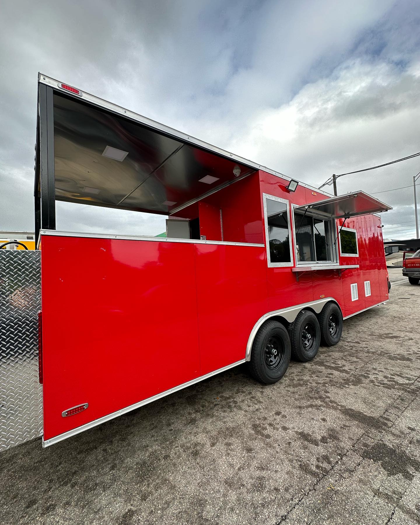 Custom Food Trailer With Porch