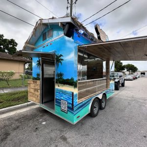 custom made food trailer for sale